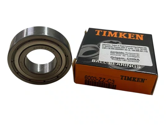 Rolamento 6003 ZZ C3 TIMKEN 17X35X10 - 1 Peça