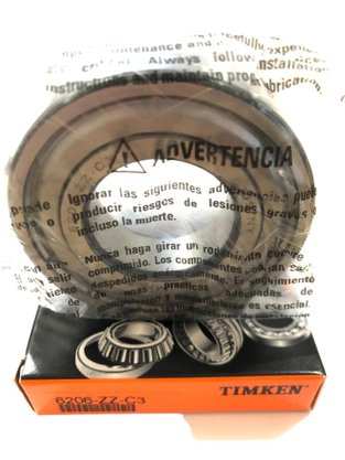 Rolamento 6206 ZZ C3 TIMKEN 30x62x16