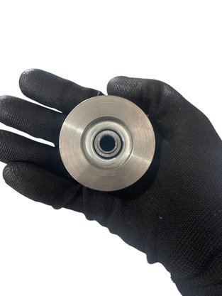 Roldana Ferro 60x17mm Canal U com Bucha Ferro Sul