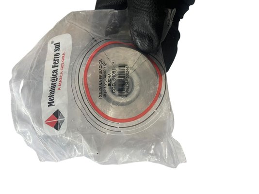 Roldana Ferro 60x17mm Canal U com Bucha Ferro Sul