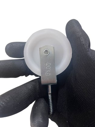 Roldana para Cabo 6cm Plástica Parafuso 20Kg VONDER - 1PÇ