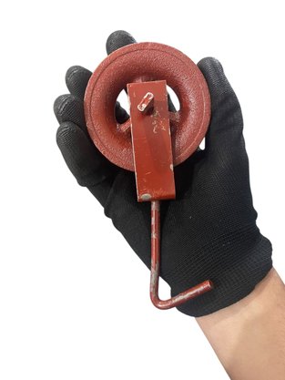 Roldana para Cabo 8cm Metal Com Gancho 50kg TENACE - 1pç