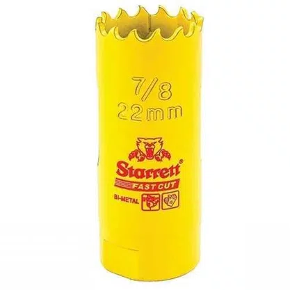 Serra Copo AR 22mm - 7/8" Fast Cut STARRET - 1 peça