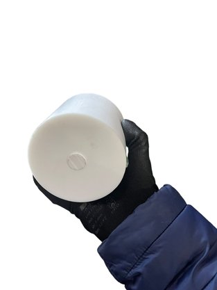Barra Tarugo de Teflon PTFE Puro 110x100mm