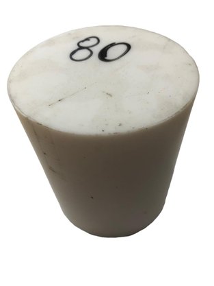 Barra Tarugo de Teflon PTFE Puro 80X100MM