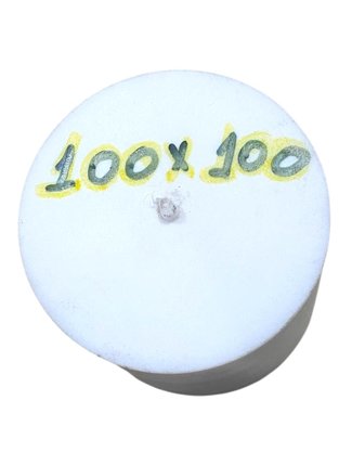 Barra Tarugo de Teflon PTFE Puro 100X100MM Alta Temperatura