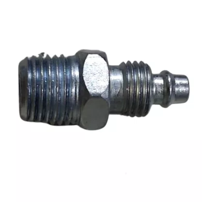 Terminal Rodoar Para Mangueira Pu 8Mm Rosca Macho 1/4 Com Porca Metalfort
