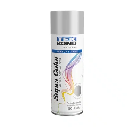 Tinta Spray Aluminio 350Ml Tek Bond