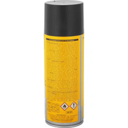 Tinta Spray Preto Brilho 350Ml Vonder