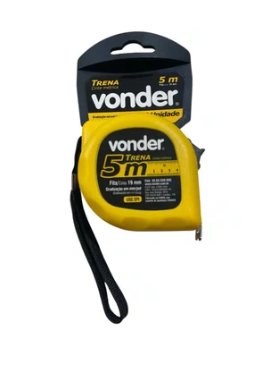 Trena Aço 5mt X 19mm Econômica VONDER