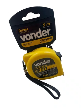 Trena Aço 5mt X 19mm Econômica VONDER