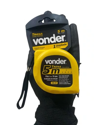 Trena Aço 5mt X 19mm Econômica VONDER