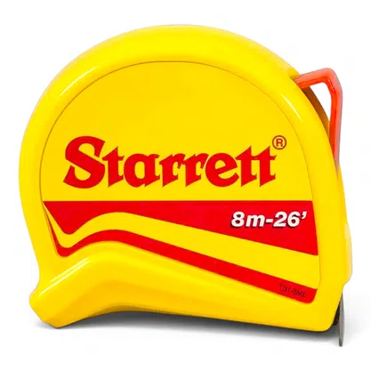 Trena de Aço 8m x 25mm Starrett