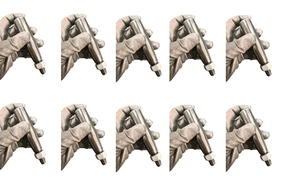 10 peças de Manípulo Cabo Giratório 2789 M12 - KIT