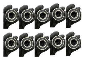 10 peças de Rolamento 6004 DDU C3 WHX - KIT