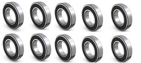 10 peças de Rolamentos 6205 DDU C3 FRM - KIT