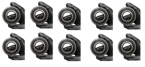 10 peças de Rolamentos 6207 DDU C3 SCHORCH - KIT