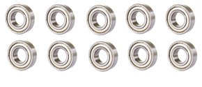 10 peças de Rolamentos 6005 ZZ C3 WHX 25x47x12 - KIT
