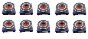 10 peças de Rolamentos 6006 DDU C3 WHX 30X55X13 - KIT