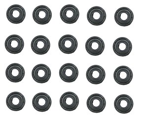 20 peças de Rolamentos 607 ZZ LVG 7x19x6 - KIT