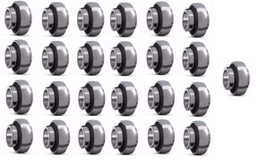 25 peças de Rolamentos UC 206 WHX - KIT