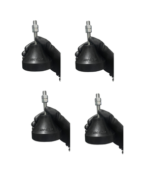 4 peças Amortecedor MICRO IV 1/2 Total 1200kg VIBRA-STOP