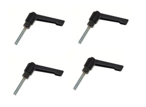 4 peças de Alavanca Trava 78 8x50mm Macho Zamak - KIT
