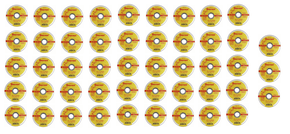 48 peças Disco Corte 4.1/2X1MMX7/8 DAC115-14 STARRET - KIT