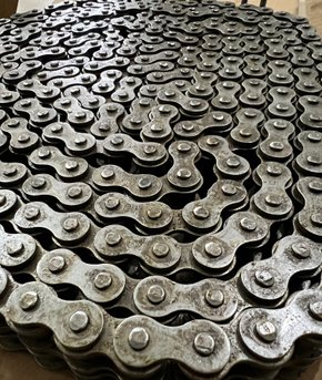 5 metros de Corrente para Engrenagem Dupla ASA 50/2 - Caixa