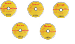 5 peças de Disco Corte 7x1,6mmx7/8 DAC180-24 STARRET - KIT