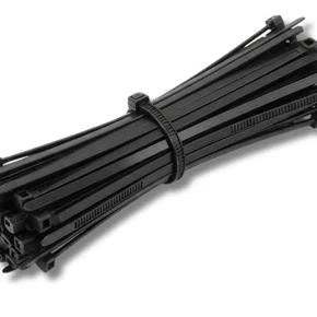 Kit 100 Abraçadeira Nylon 100X2,5Mm Preta Cj Ajax