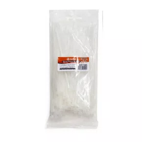 Kit 100 Abraçadeira Nylon 150X3,5Mm Branca Cj Ajax