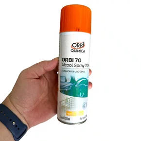 Álcool Spray 70% Limpador de Uso Geral 300ml ORBI