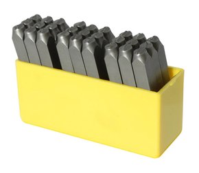 Alfabeto De Aço Para Gravação 5mm ROCAST