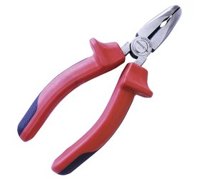 Alicate Bico Longo Curvo Telefone 6.1/2  GEDORE RED