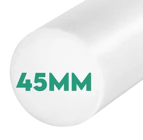 Barra Tarugo Nylon 6.6 45mm 1.9 Metro Redonda Tecnyl