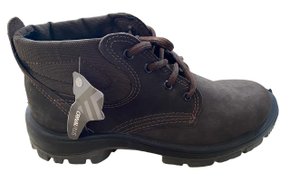 Botina Nobuck Marrom com Cadarço e Bico 41 2662 CRIVAL