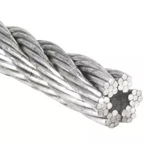 Cabo Aço Galvanizado 5/16 7,94mm 6x36 Vonder - em metro