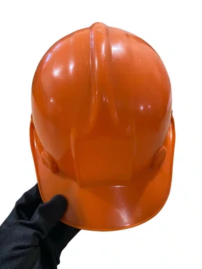 Capacete Segurança com Aba Frontal Laranja NOVEL CA 8562