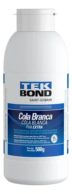 Cola Branca PVA Extra 500g Madeira Artesanato TEKBOND