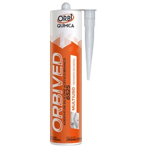 Cola Silicone Acetinado Branco 250GR ORBI