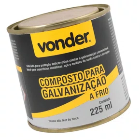 Composto Para Galvanizacao Frio Lata 225Ml Vonder