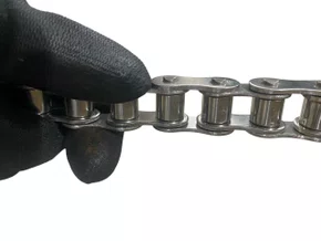 Corrente Simples DIN 10-B1 SS INOX CM - 1 metro