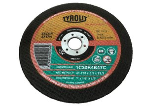 Disco de Corte Refratário 7X1/8X7/8 TYROLIT