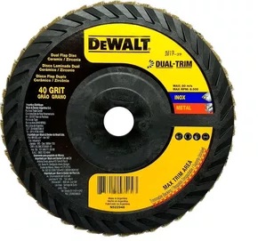 Disco Flap 4.1/2" GR-40 Dual-Trim DW8408T DEWALT - 1 peça