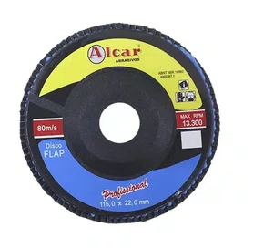 Disco Flap 4.1/2" GR-40 NZ Pro.Fibra ALCAR- 1 peça