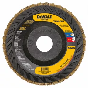 Disco Flap 4.1/2" GR- 80 Dual-Trim DW8410T DEWALT - 1 peça