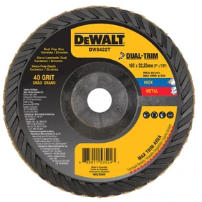 Disco Flap 7" GR-40 Dual-Trim DW8422T DEWALT - 1 peça