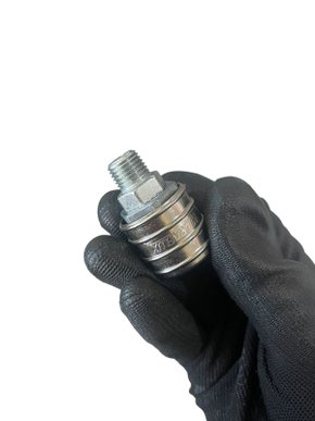 Engate Rápido Ar Macho 1/4 HIDRAFLUX - 1PÇ