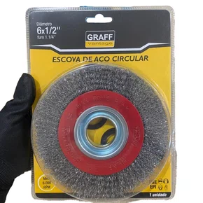 Escova Circular Ac 6X1x1/2 Ac Graff